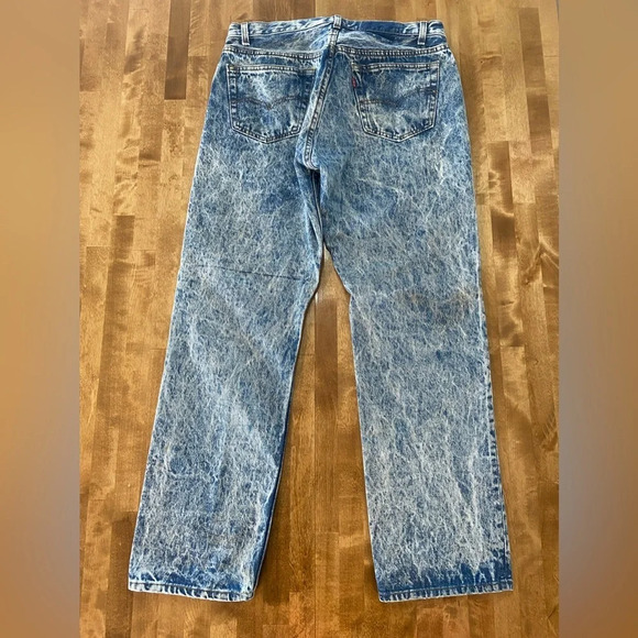 LEVI’S Denim Jeans Acid‎ Wash Distressed Men’s Vintage - Picture 3 of 13